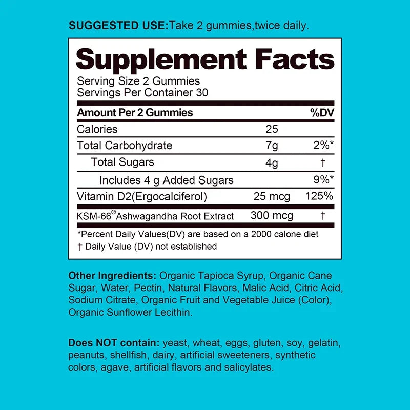 Ashwagandha Stress Relief Gummies