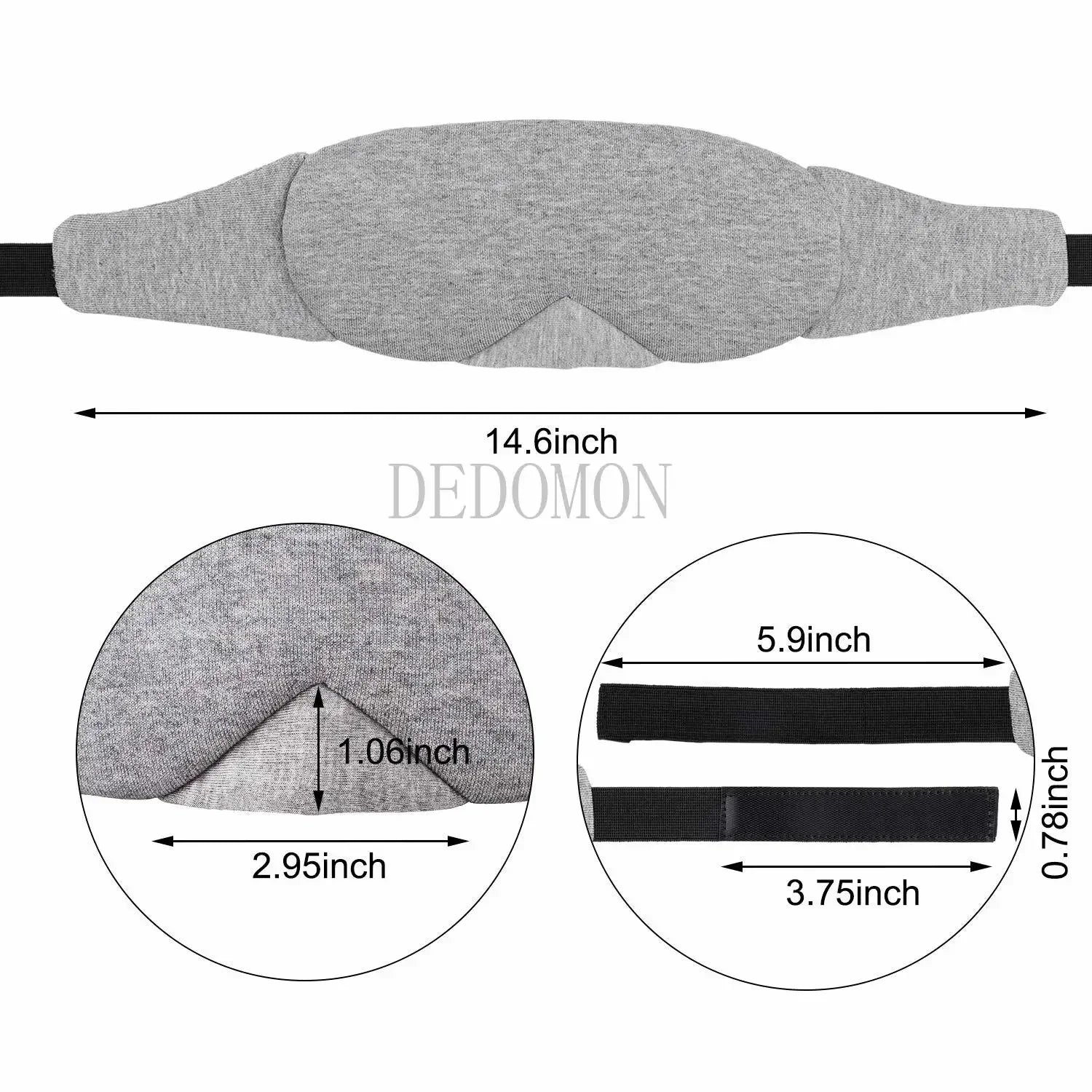 Cotton Sleep Mask – Eye Cover & Blindfold