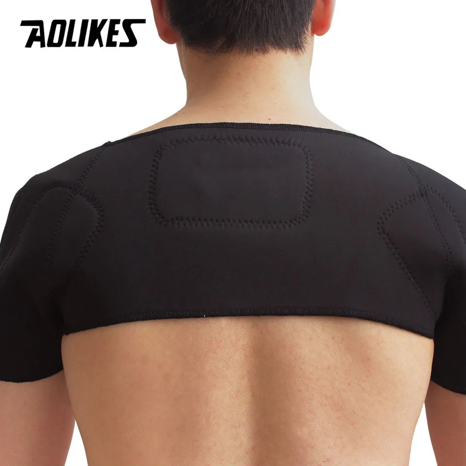 Self-Heating Tourmaline Shoulder Brace