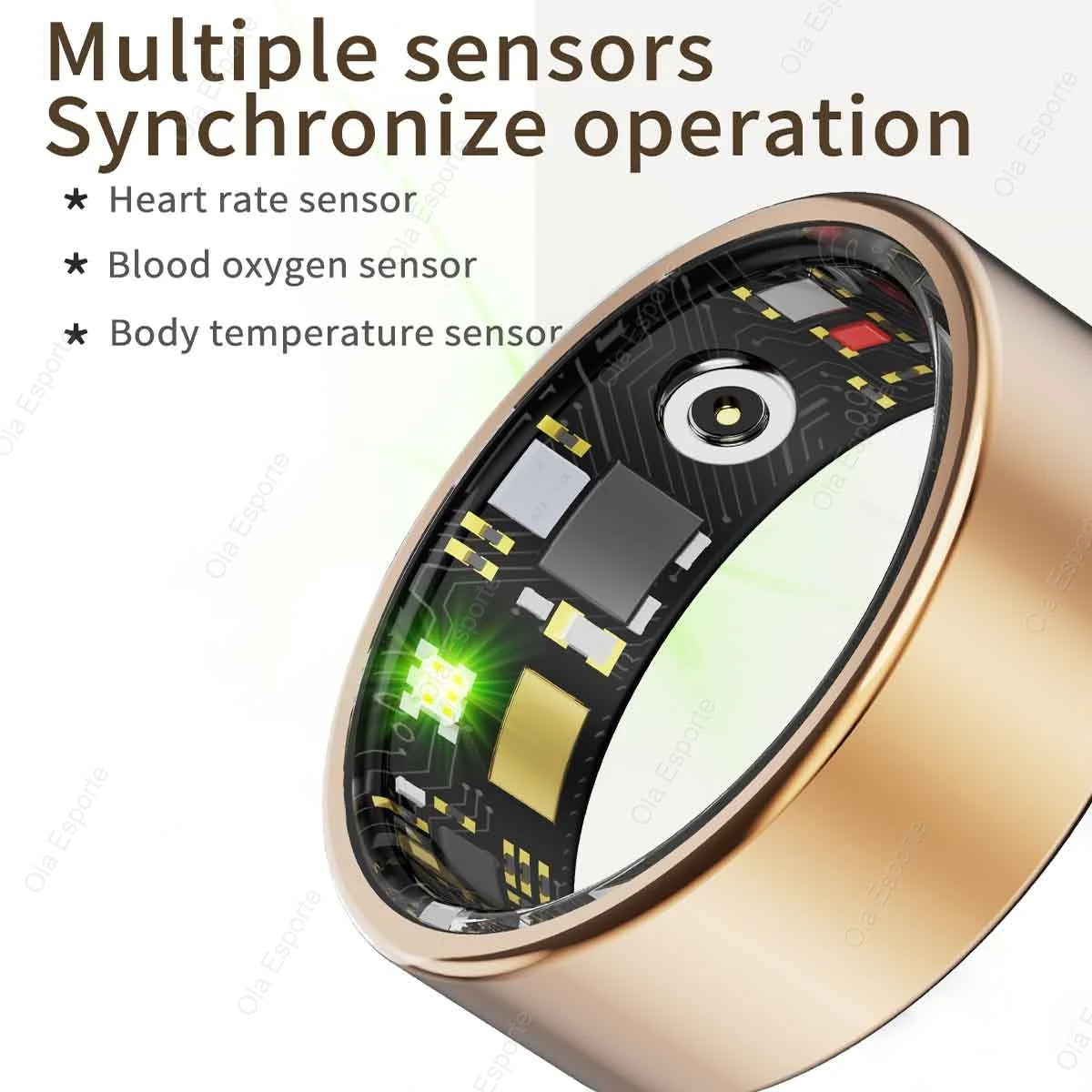 Smart Bluetooth Health Monitoring Ring