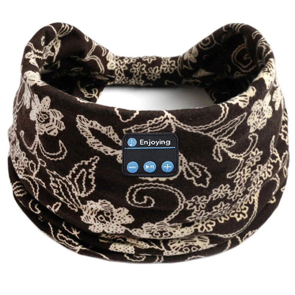 Wireless Leopard Sleep Headband Headphones