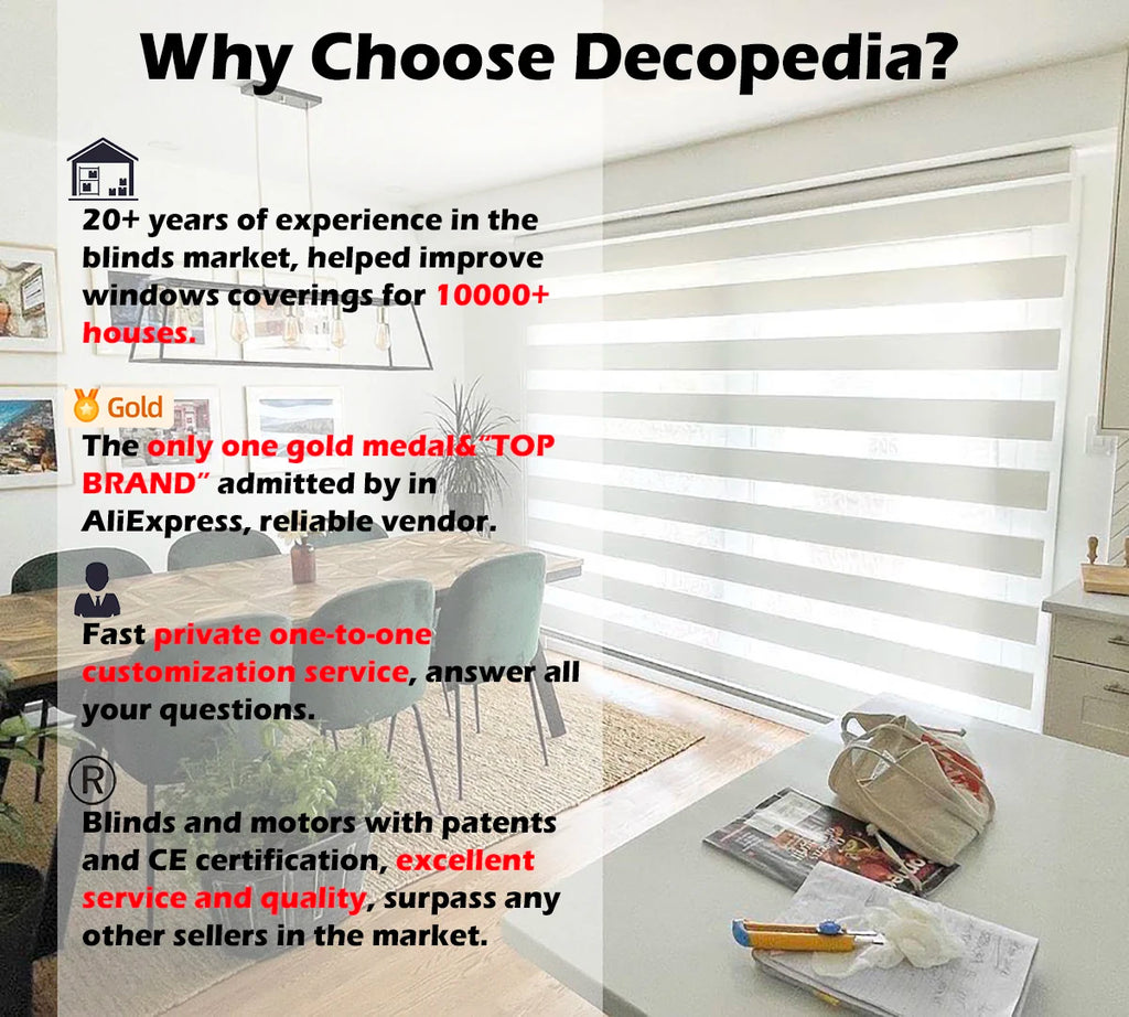 Custom Motorized Zebra Blinds – Day & Night