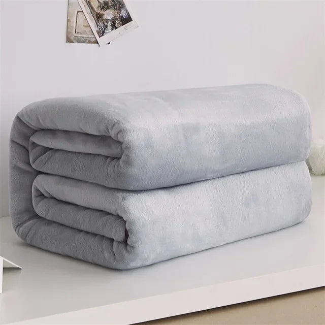 Coral Fleece Lightweight Throw Blanket
