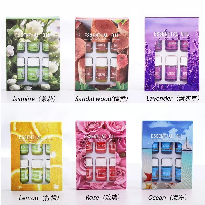 6pcs Essential Oils Gift Box Set
