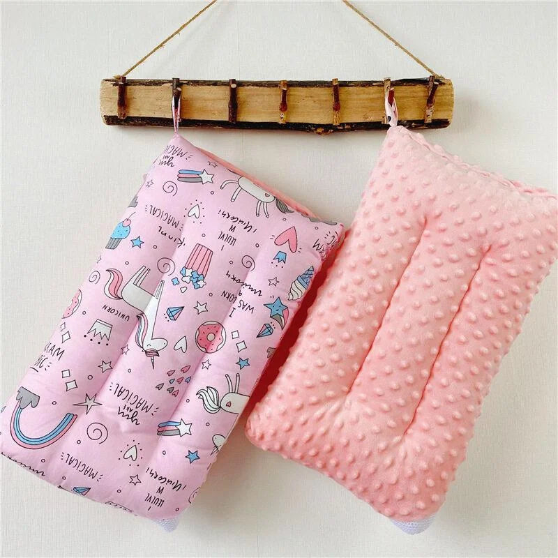 Kids Cotton Pillow with Cute Cartoon Print