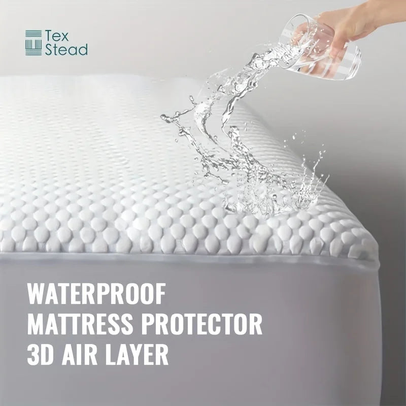 Cooling Waterproof Fitted Mattress Topper