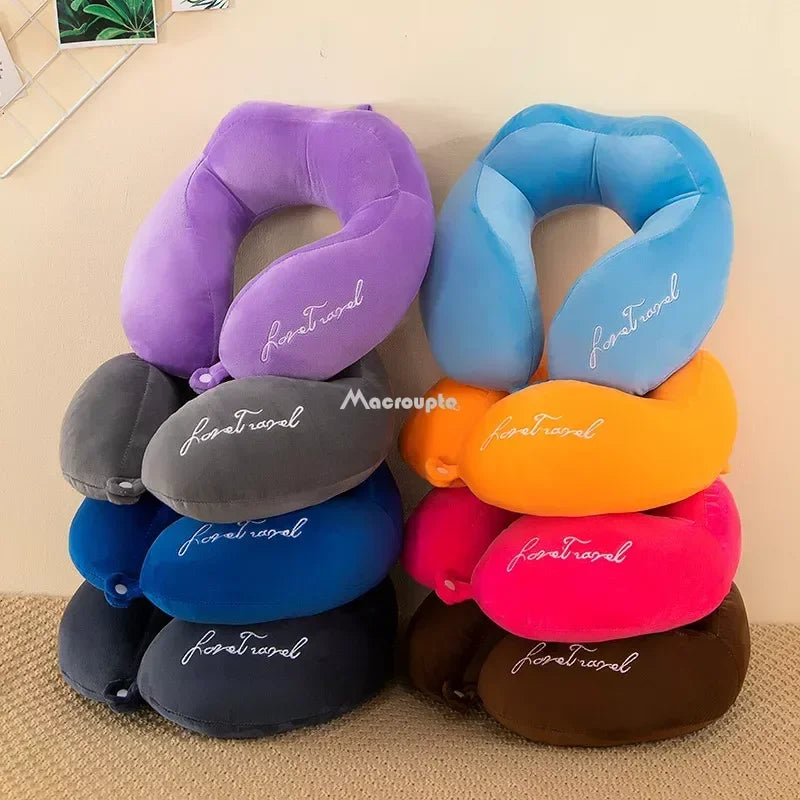 U-Shaped Travel Neck Pillow with PP Cotton