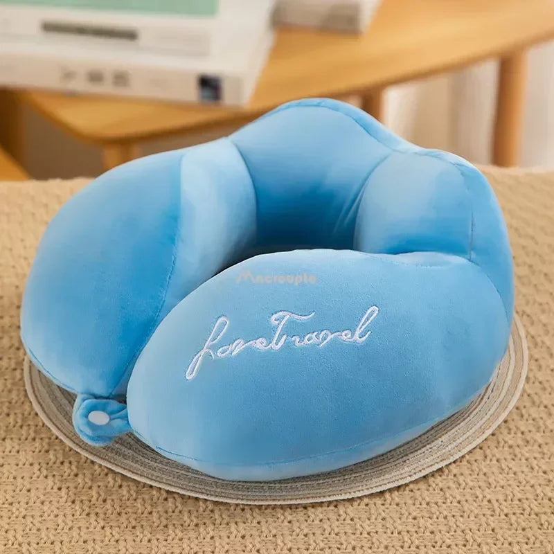U-Shaped Travel Neck Pillow with PP Cotton