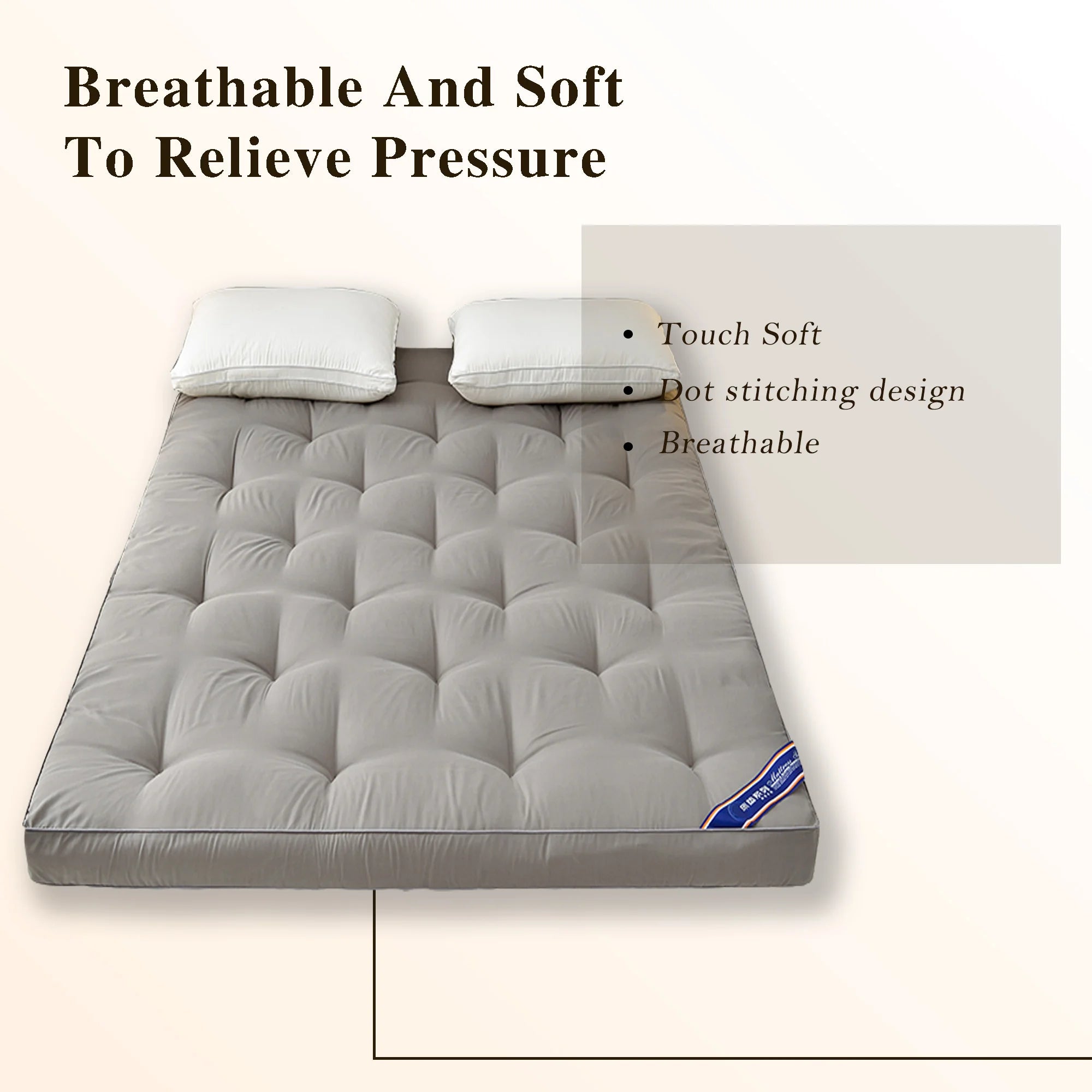 Cooling Plush Pillow Top Mattress Topper