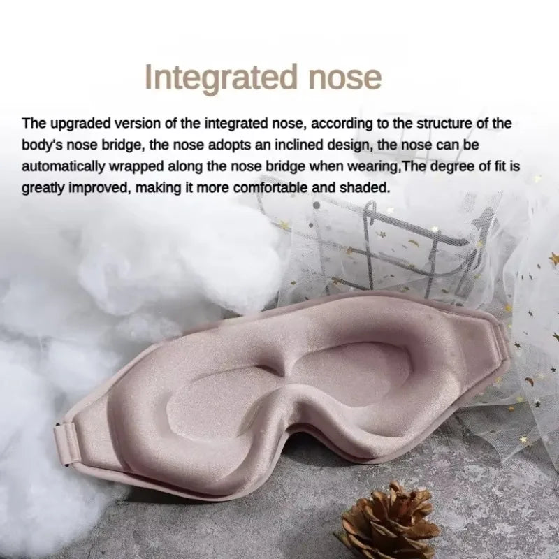 3D Sleep Mask – Memory Foam Eye Cover