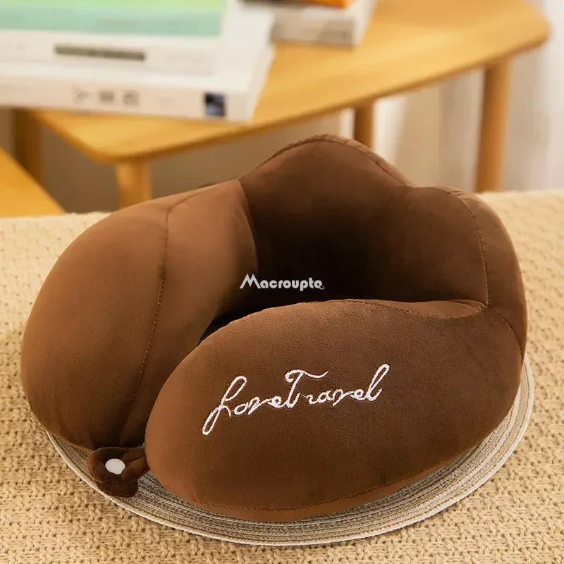 U-Shaped Travel Neck Pillow with PP Cotton