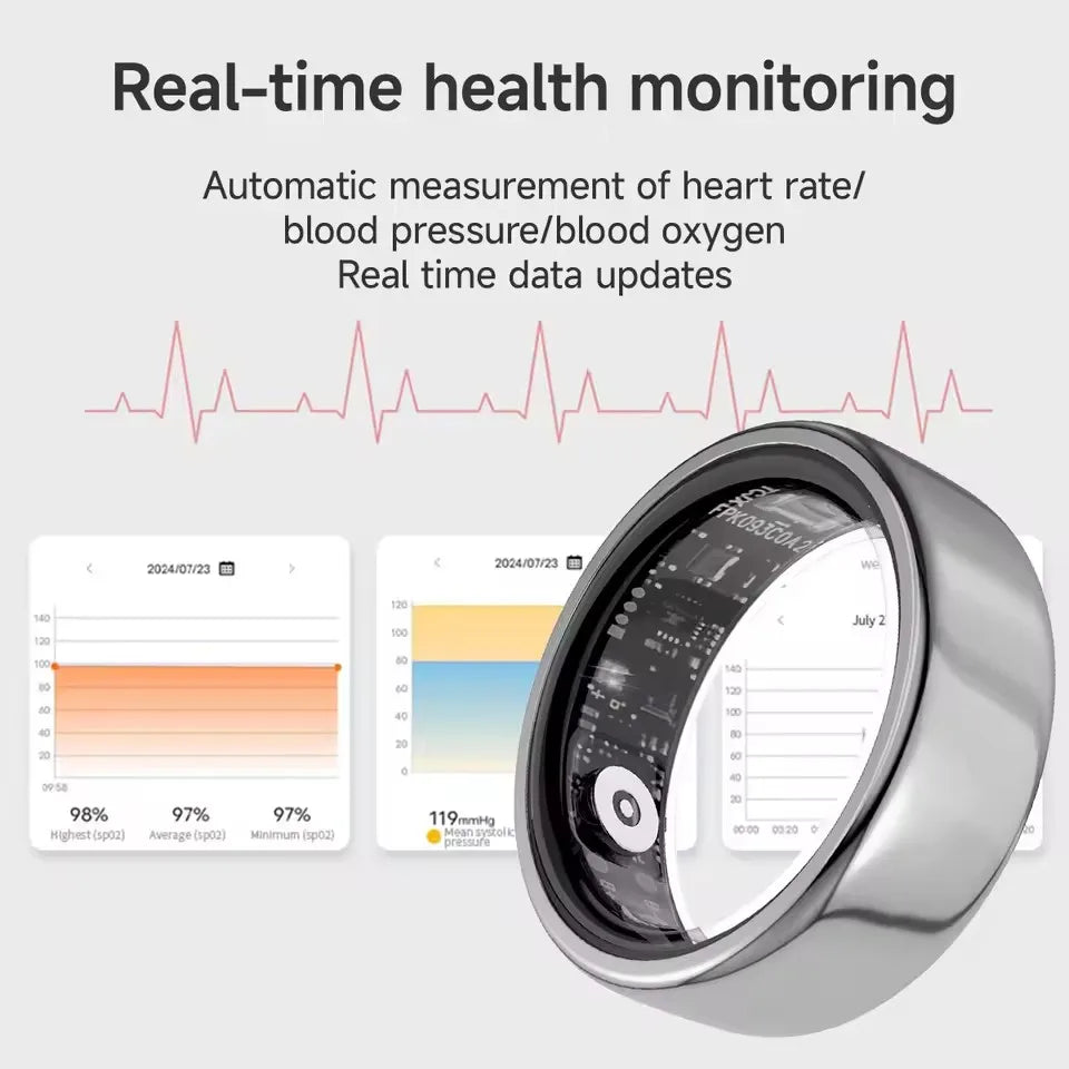 2025 Smart Ring Health & Fitness Tracker
