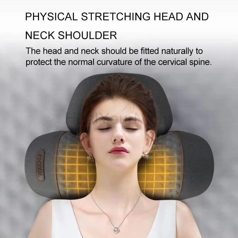 Electric Heating Neck Massage Pillow