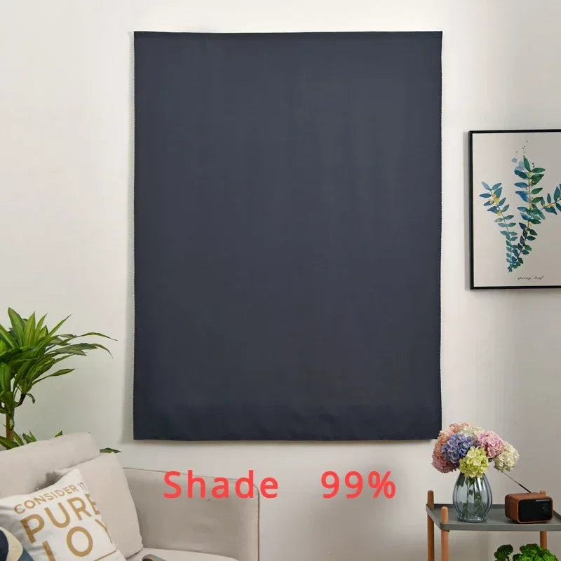 No-Drill 99% Blackout Short Curtains