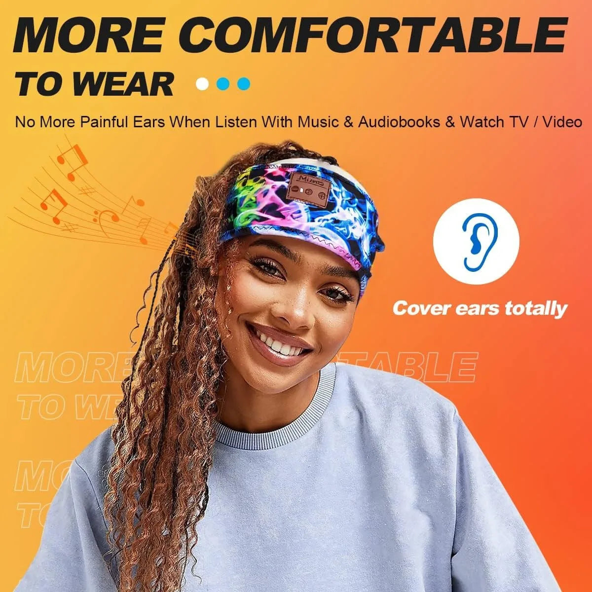 Dazzling Colors Bluetooth Headband