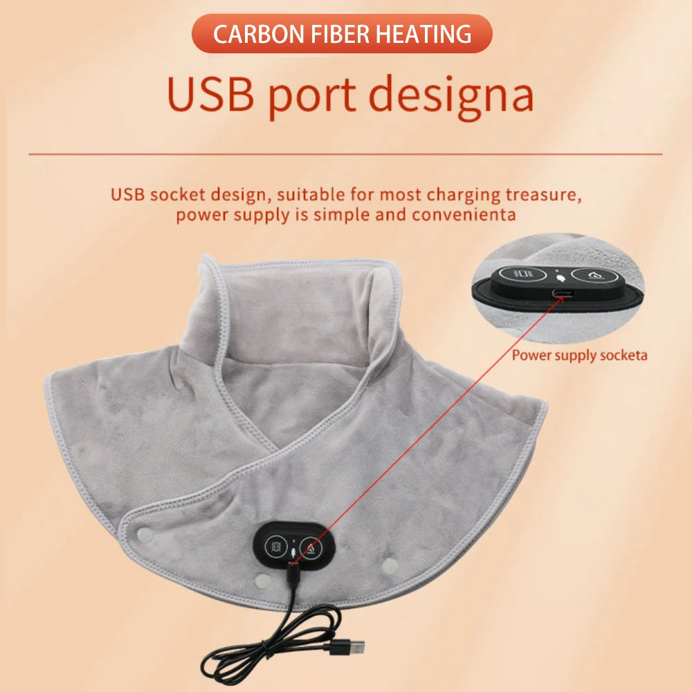 USB Heating Neck & Shoulder Massager