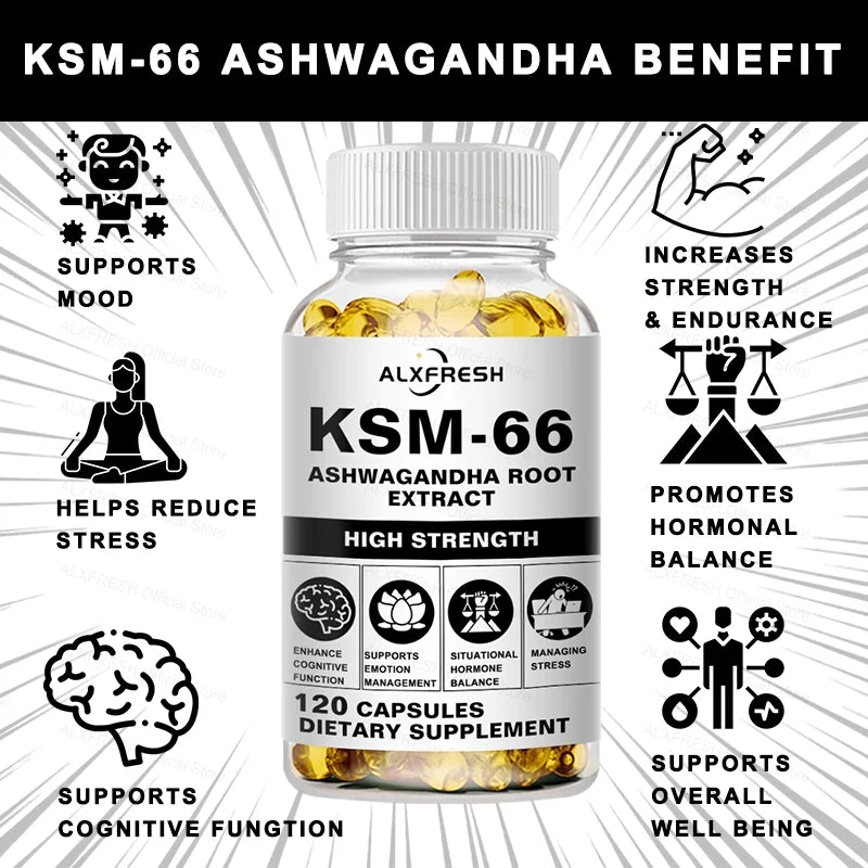 Ashwagandha Capsules for Stress Relief