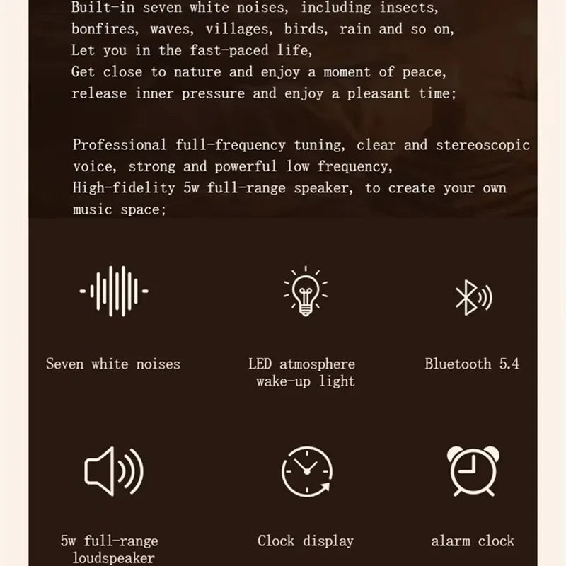 White Noise Bluetooth Sleep Speaker