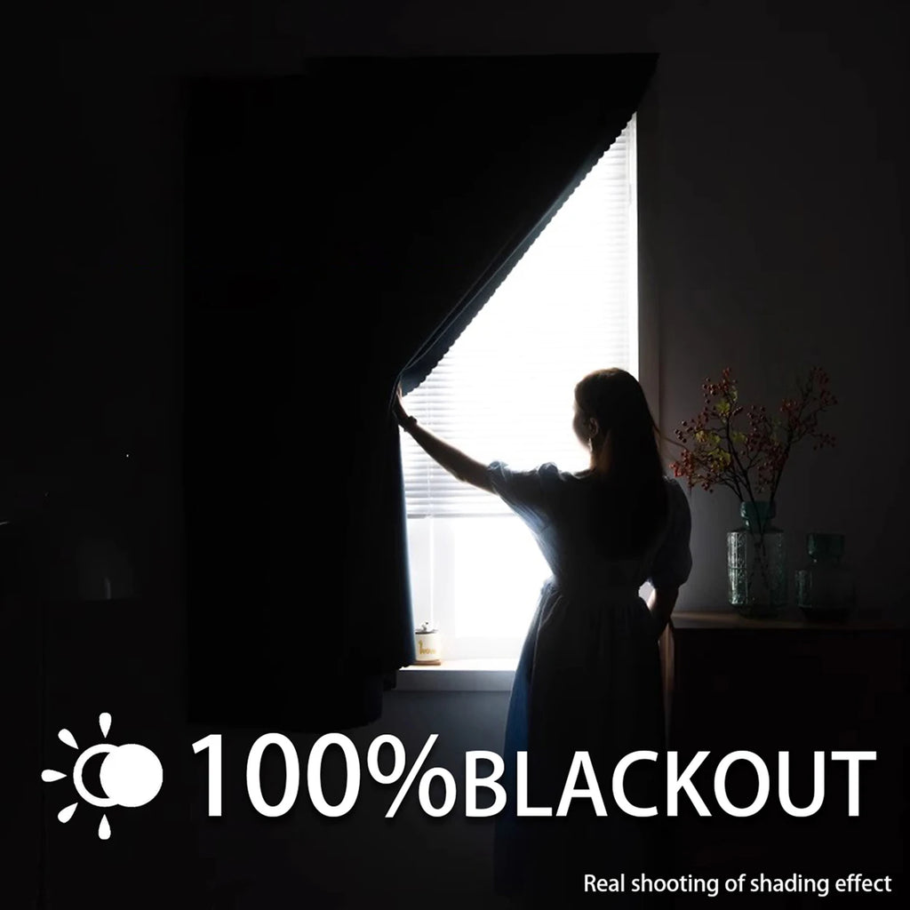 Self-Adhesive 100% Blackout Curtain – 1PC