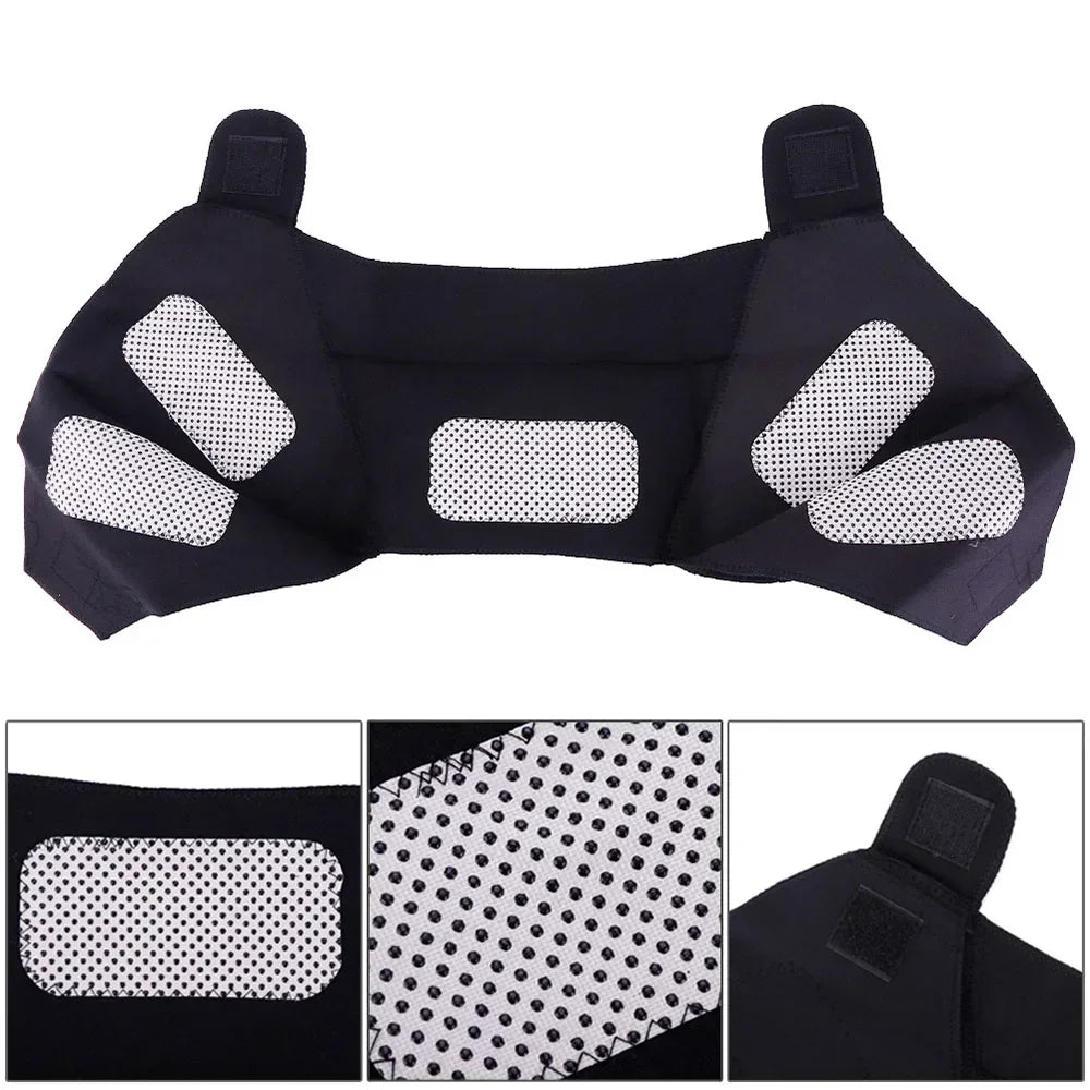 Self Heating Shoulder Wrap Infrared Warming Shoulder Support Thermal Therapy Pad Constant Temperature Shoulder Guard Neck