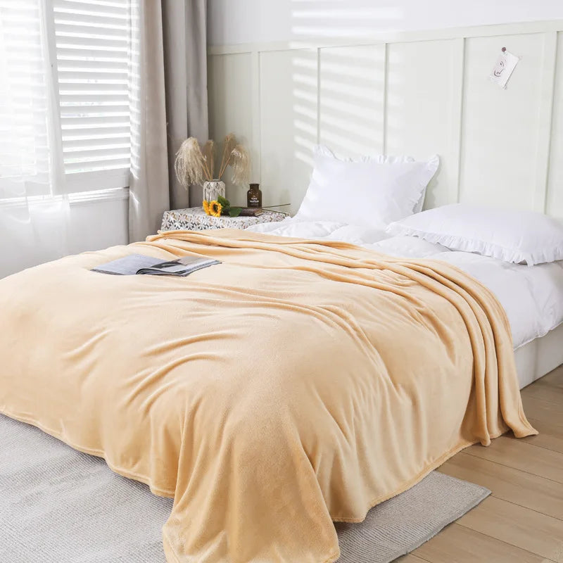 Super Soft Flannel Throw Blanket