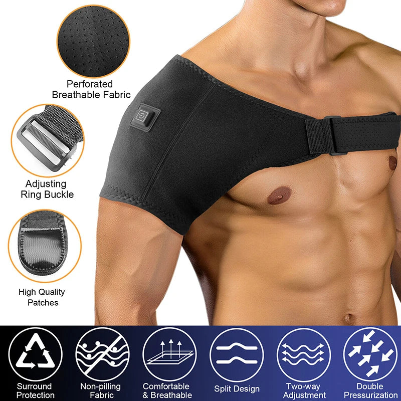 Heated Shoulder Brace for Pain Relief