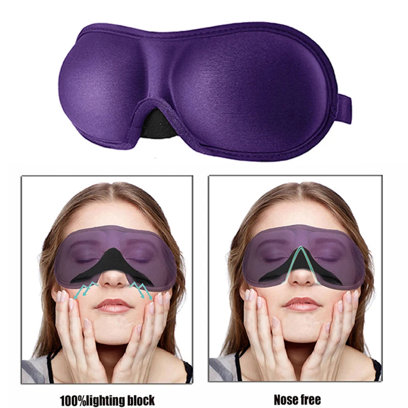 3D Soft Sleep Mask for Travel & Night