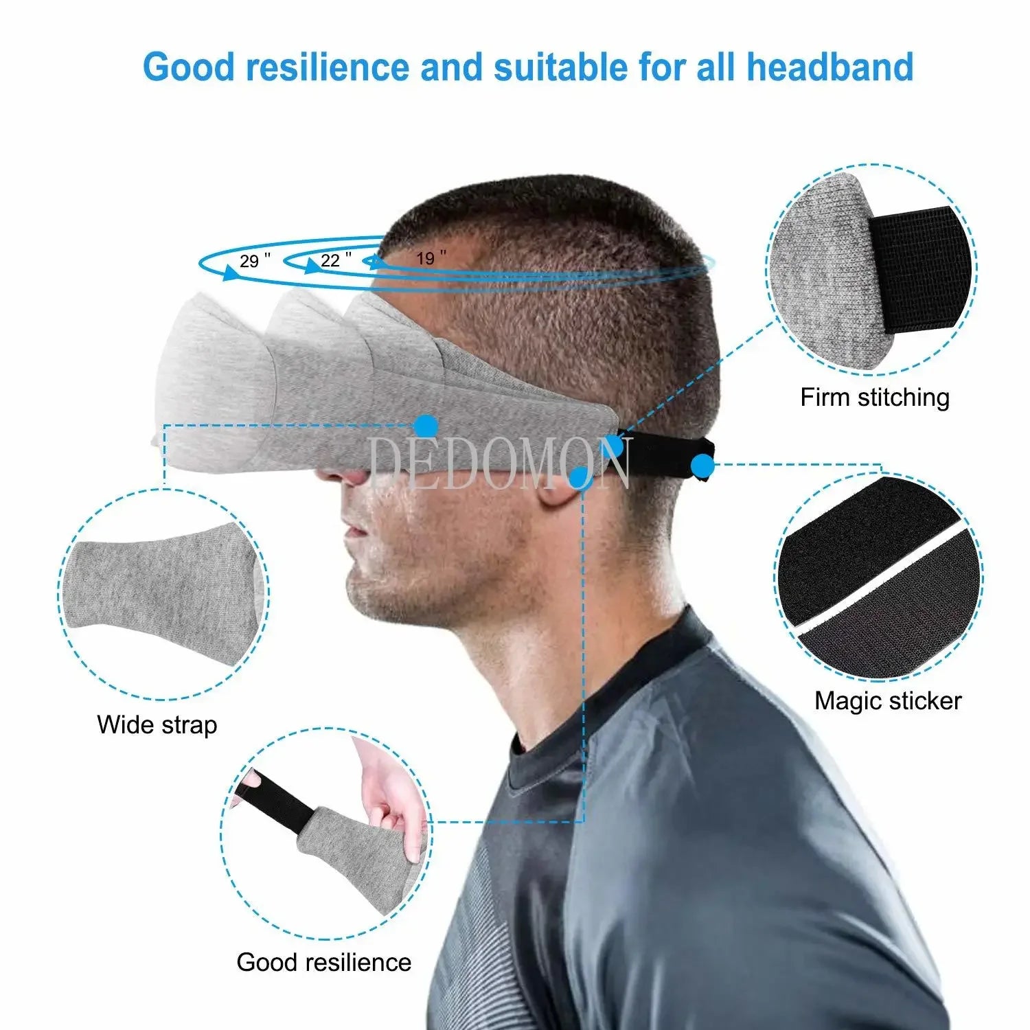Cotton Sleep Mask – Eye Cover & Blindfold