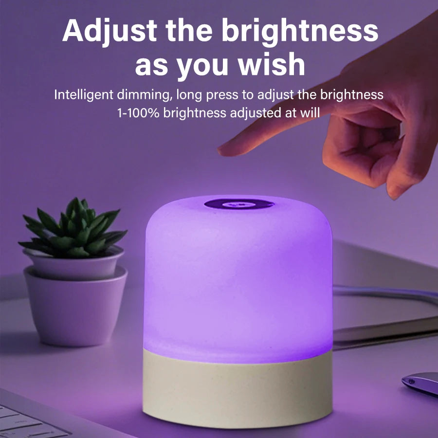 16-Color RGB Touch Bedside Lamp