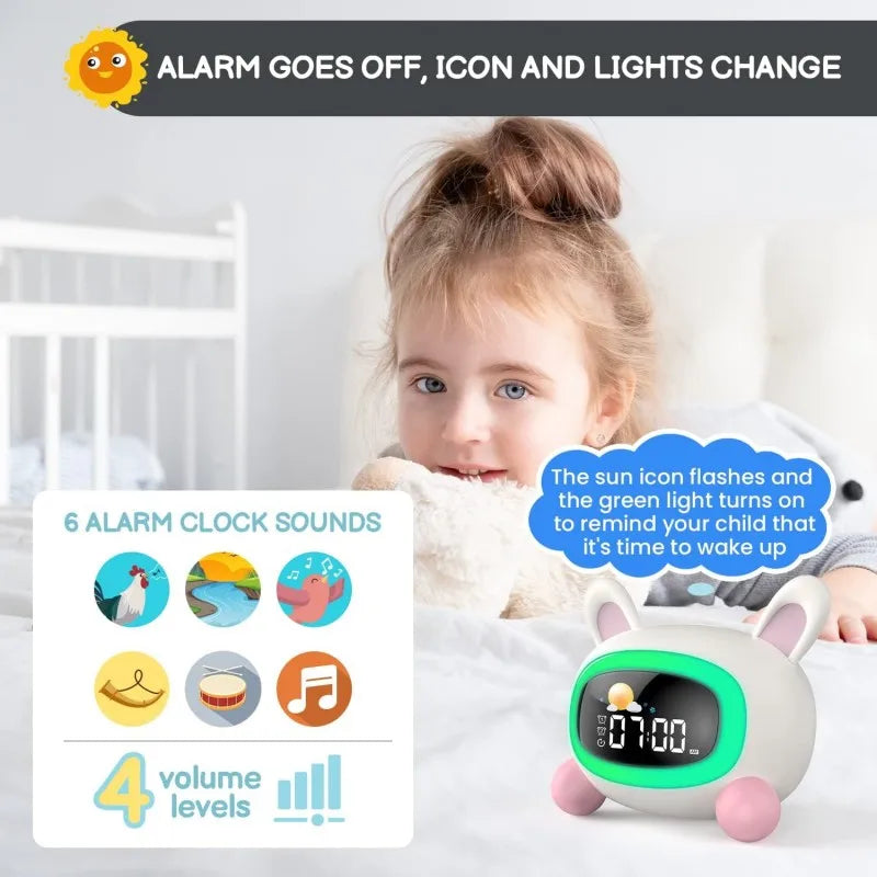 Kids “Ok to Wake” Alarm Clock with Sound