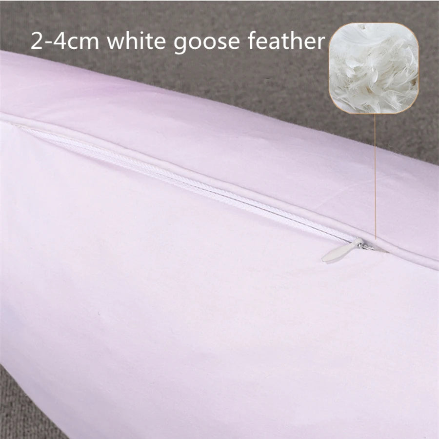 White Goose Feather Orthopedic Pillow