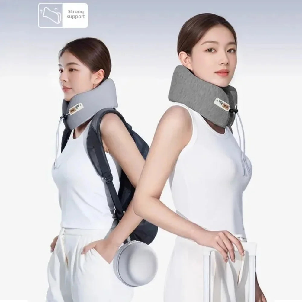 Portable U-Shaped Memory Cotton Travel Pillow