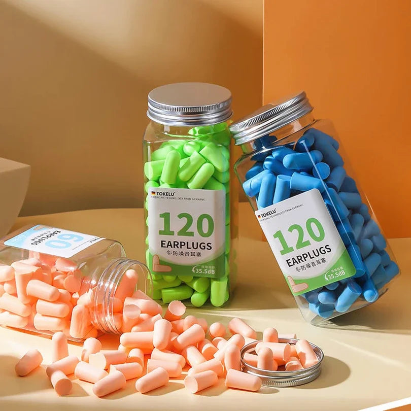 Memory Foam Noise-Reducing Ear Plugs