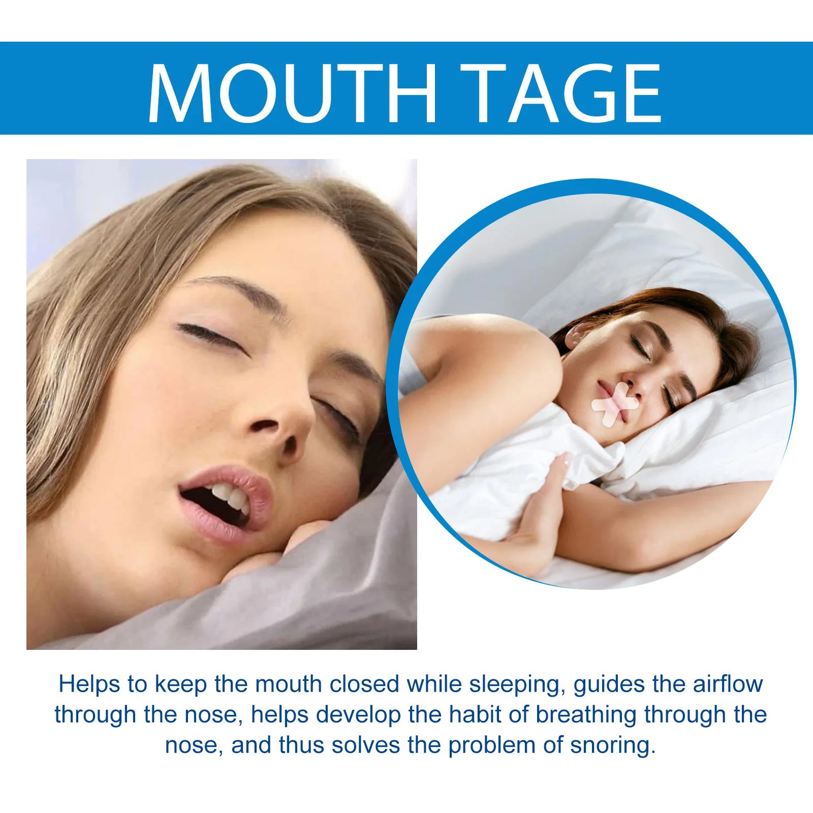 Anti-Snoring Mouth Tape Strips