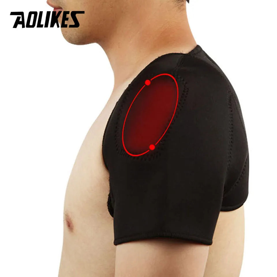 Self-Heating Tourmaline Shoulder Brace