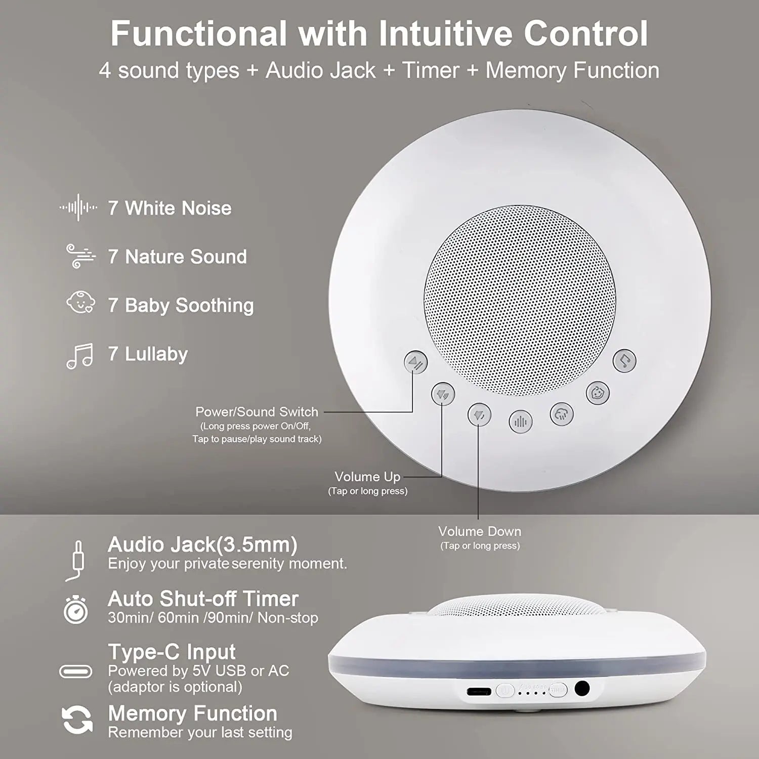 Baby White Noise Sleep Machine