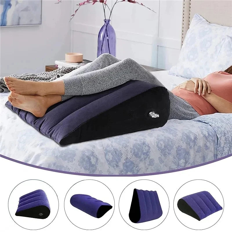 Inflatable Wedge Pillow for Travel & Support