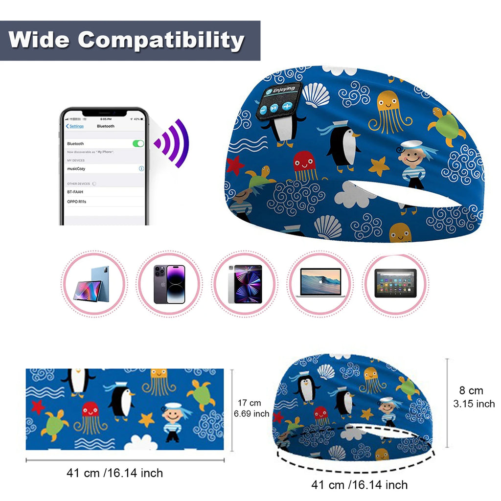 Kids Cartoon Bluetooth Headphones