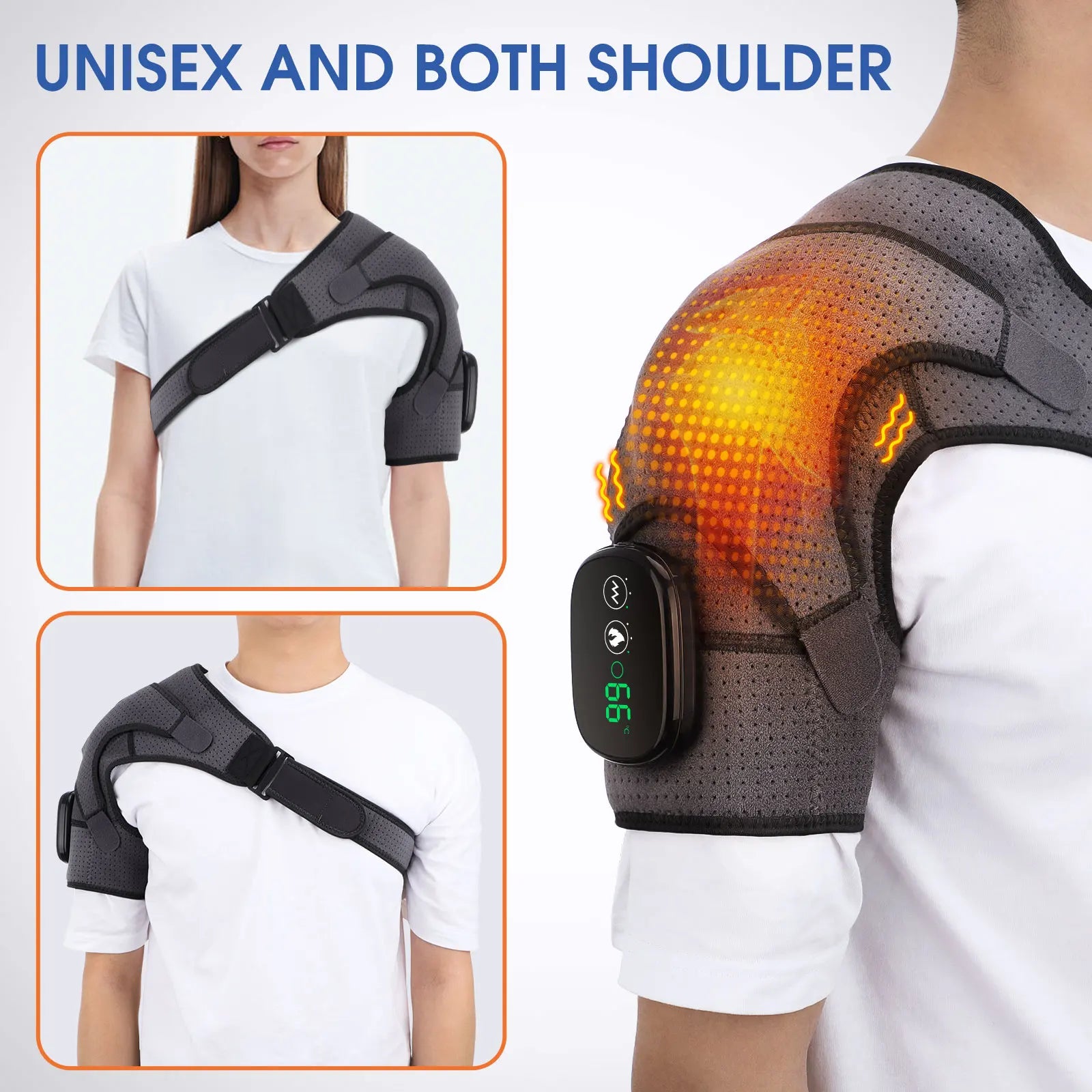 Infrared Heating Shoulder Massager Wrap