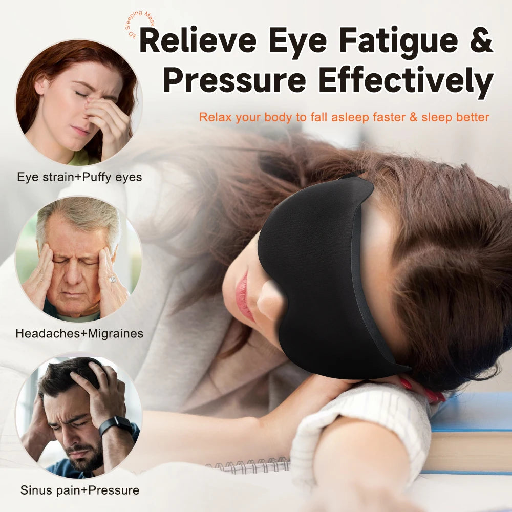 3D Sleep Mask Blindfold Eye Patch