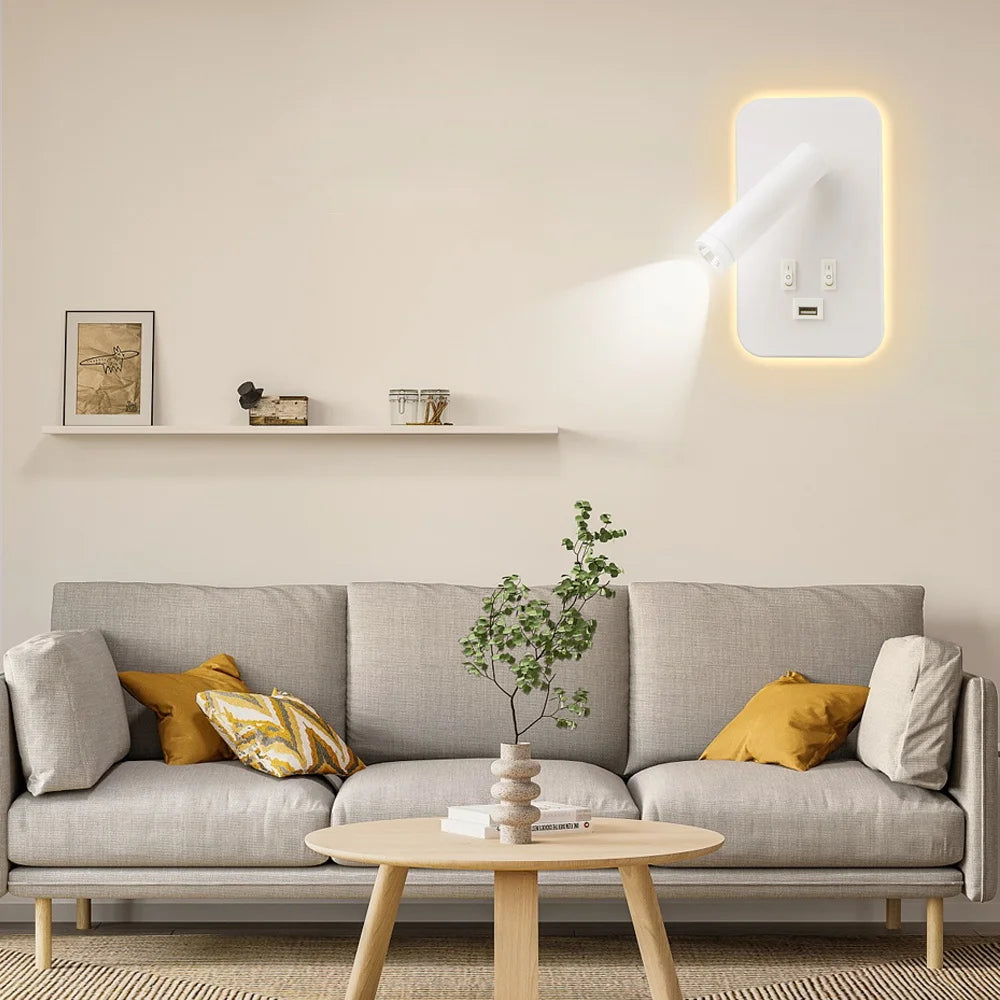 USB LED Wall Lamp for Home & Office