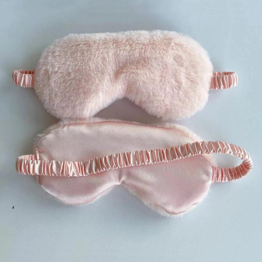 Cute Plush Sleeping Mask – Soft Eye Cover