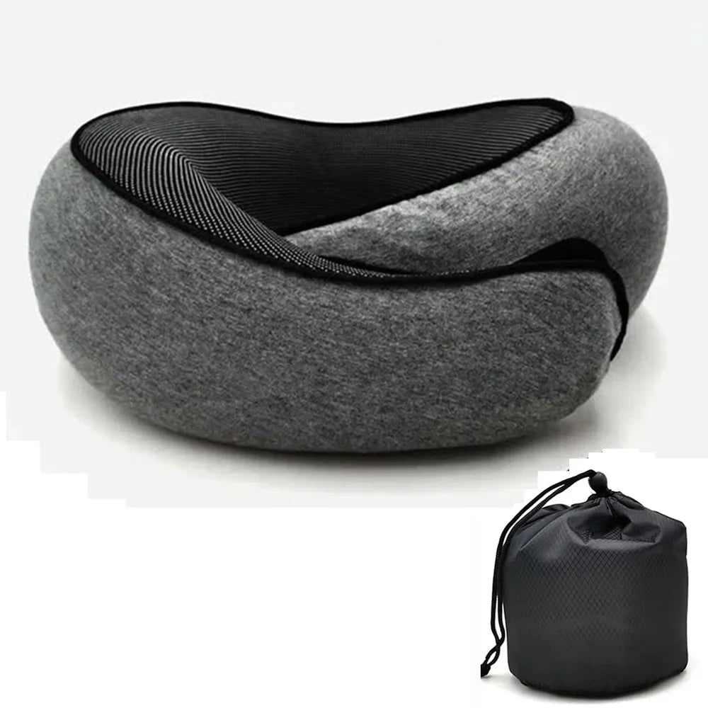 Adjustable Memory Foam Travel Neck Pillow