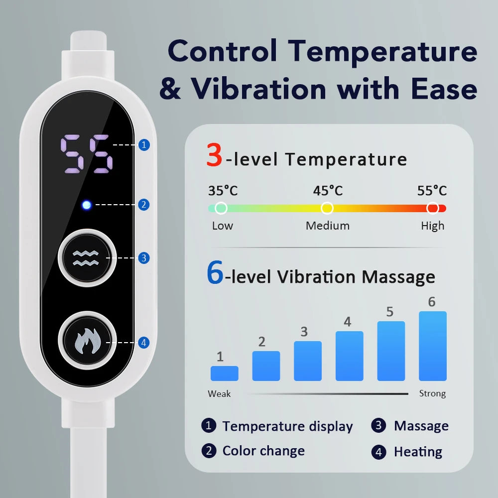3-Level Heated Steam Eye Massage Mask
