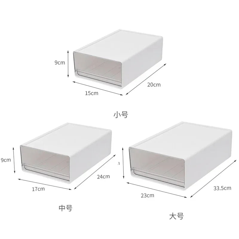 Transparent Drawer Desktop Storage Box