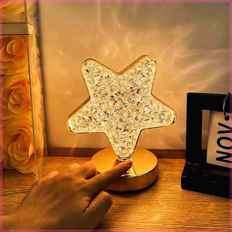 3D Moon LED Touch Night Lamp