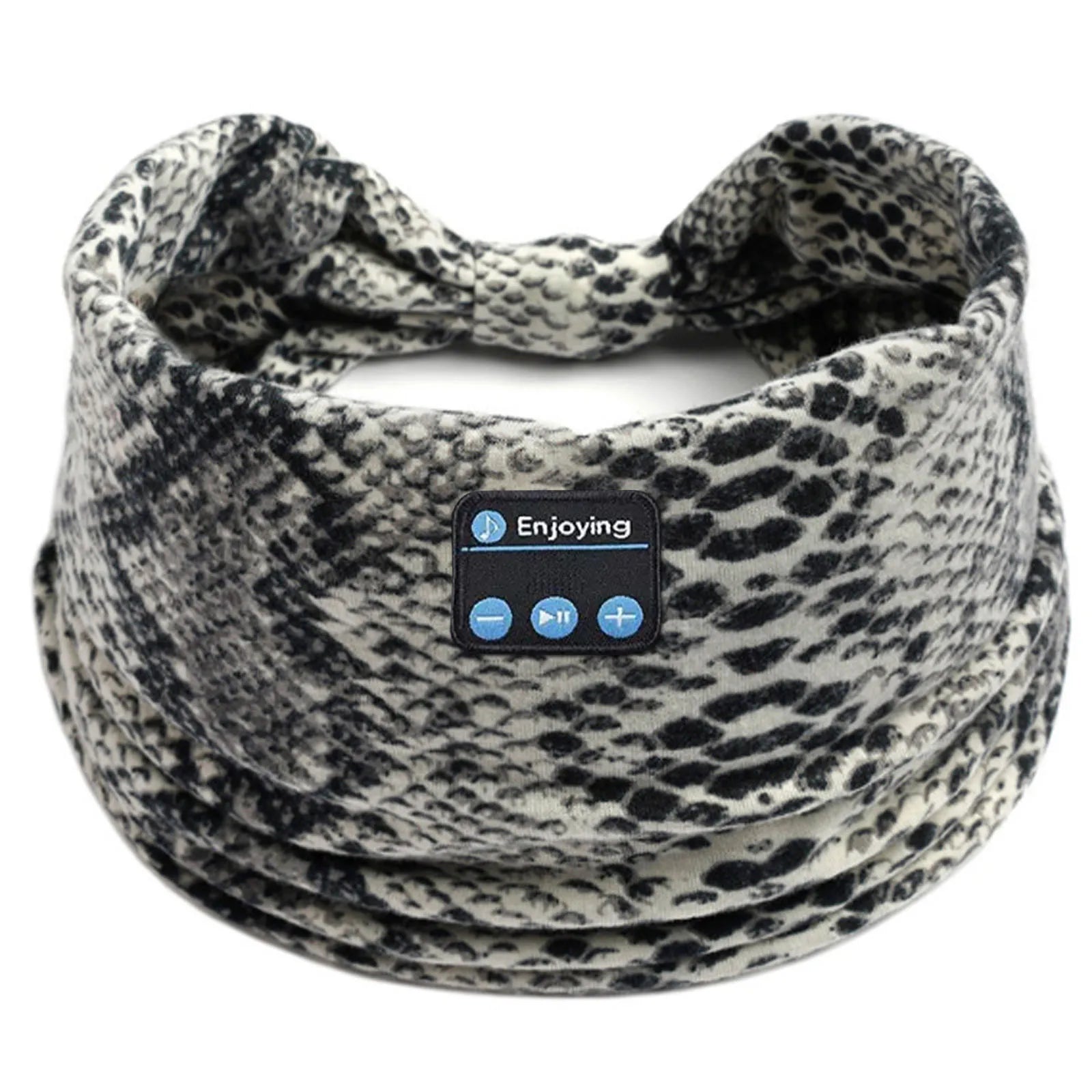 Wireless Leopard Sleep Headband Headphones