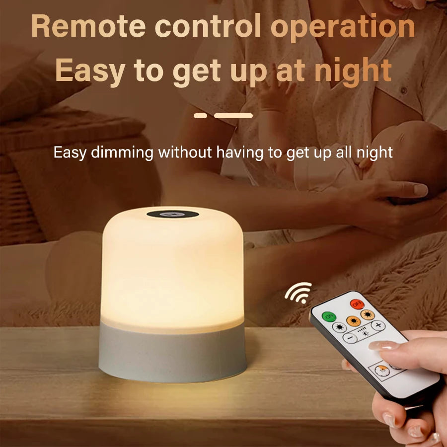 16-Color RGB Touch Bedside Lamp