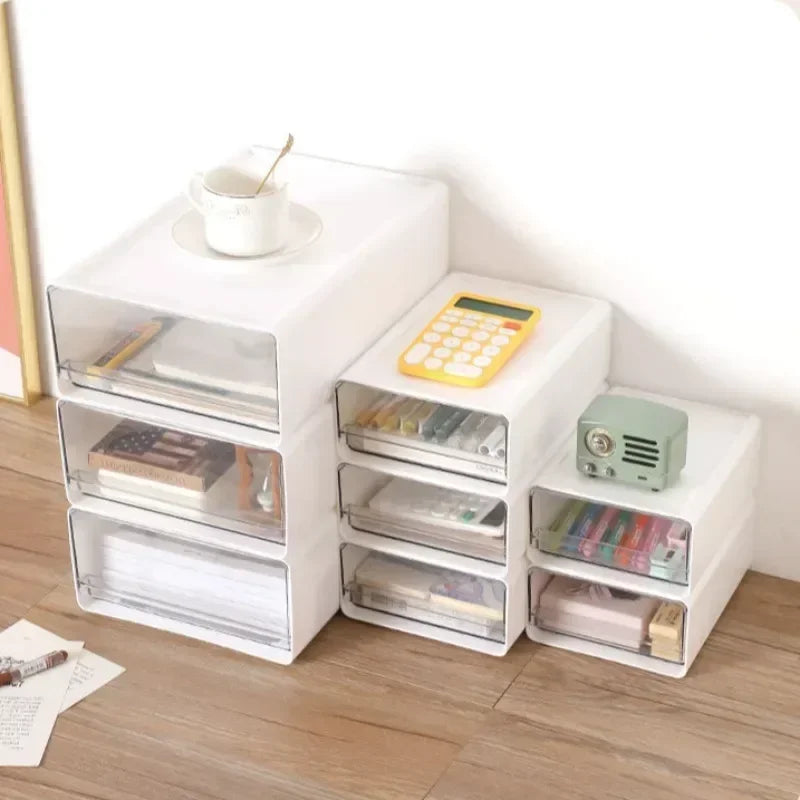 Transparent Drawer Desktop Storage Box