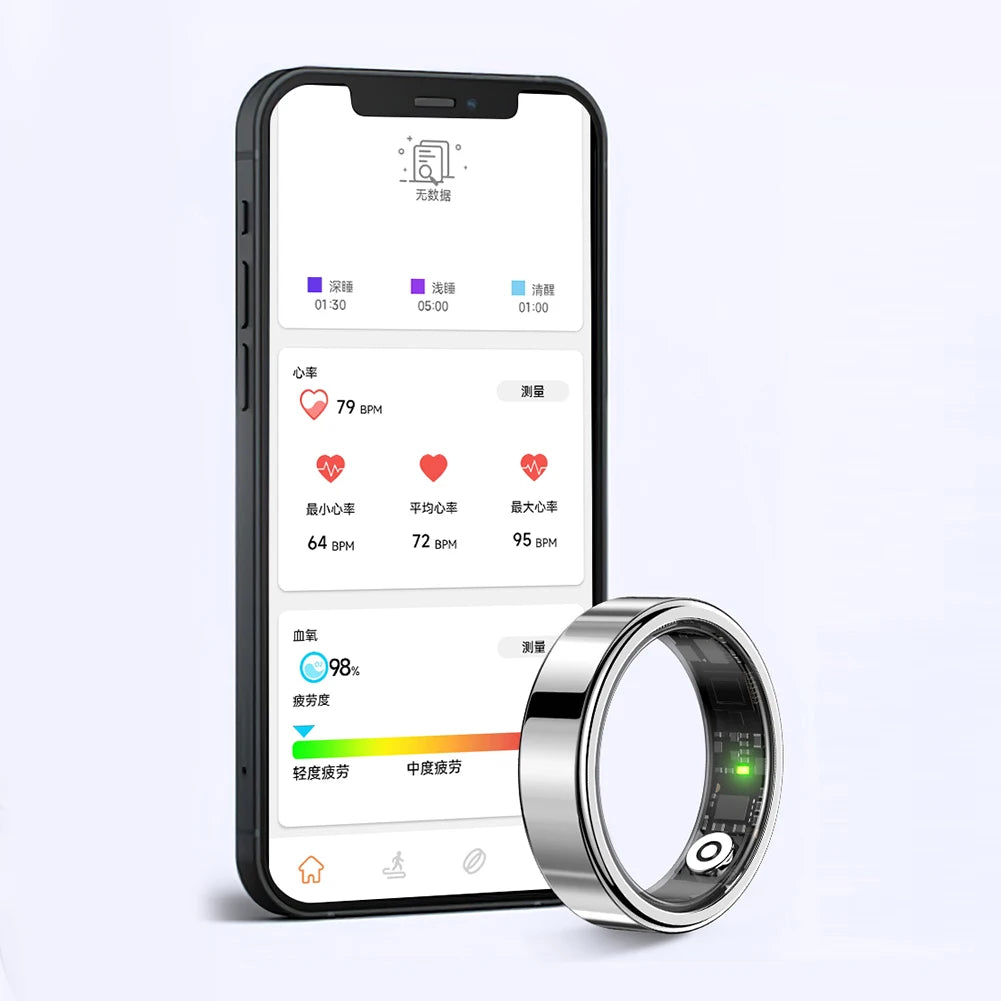 SR09 Smart Ring Health & Fitness Tracker